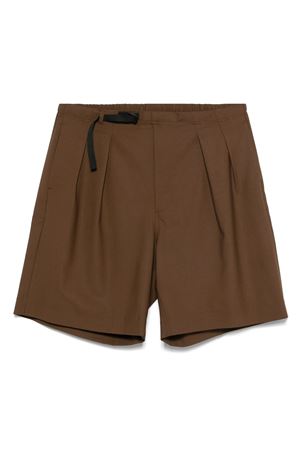 Brown virgin wool shorts SEVEN GAUGE | SHO000510202